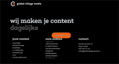Desktop Screenshot of globalvillagemedia.nl